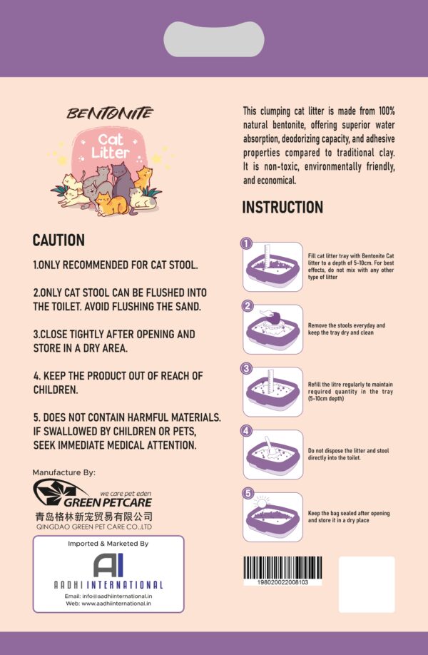 10L_ LAVENDER_page-0002 MewClean Natural Clumping Cat Litter - Lavender Fragrance