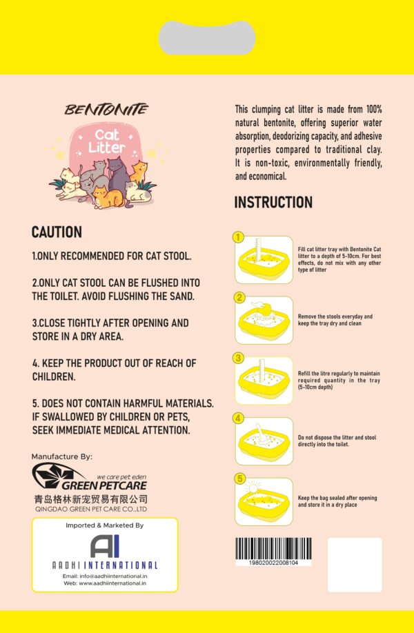 10L_ LEMON_page-0002 MewClean Natural Clumping Cat Litter - Lemon Fragrance