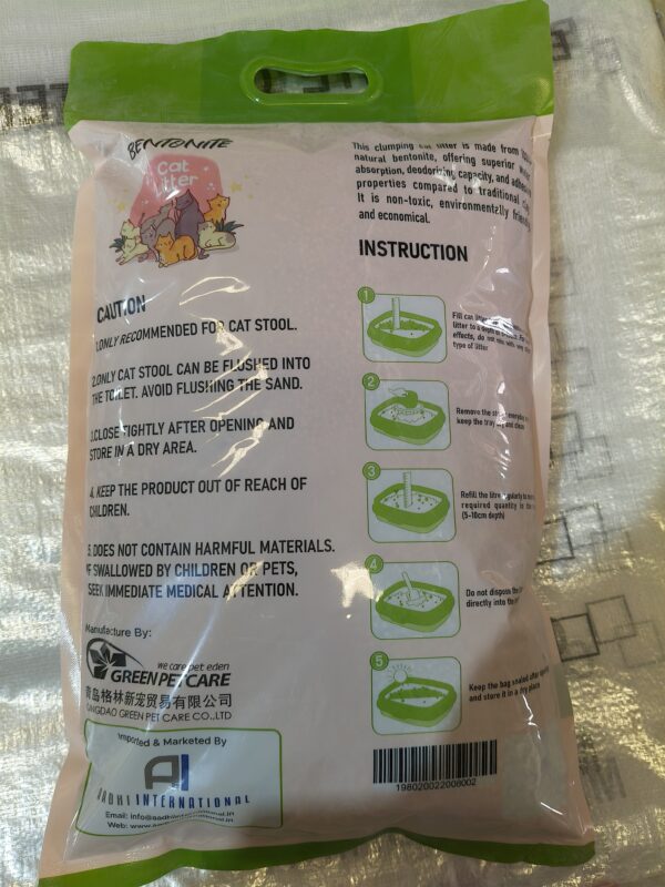 MewClean Natural Clumping Cat Litter - Green Apple Fragrance